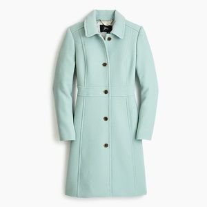 Mint Wool Coat - Italian Wool Thinsulate Coat